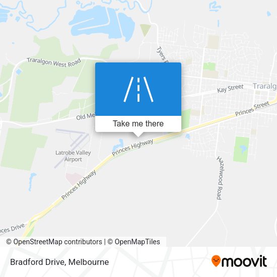 Bradford Drive map