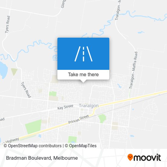 Bradman Boulevard map