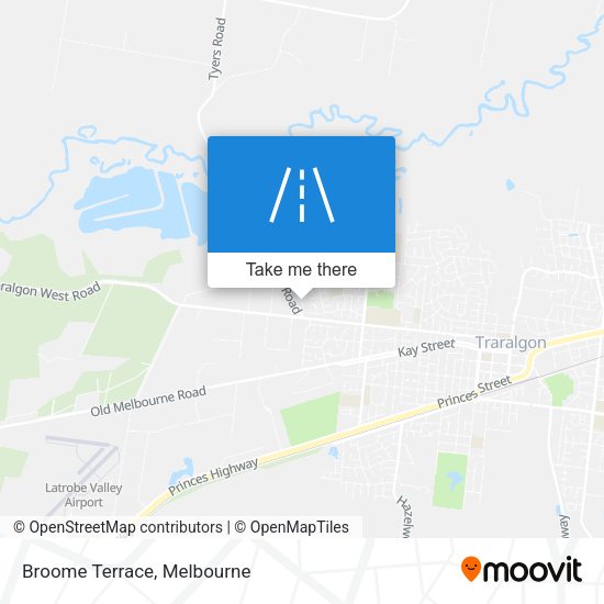 Broome Terrace map