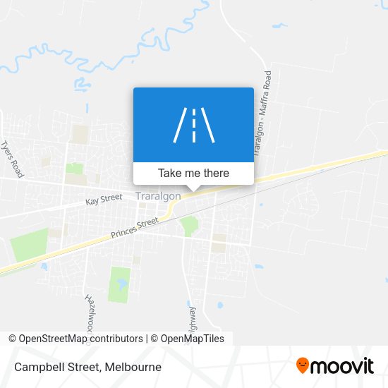 Campbell Street map