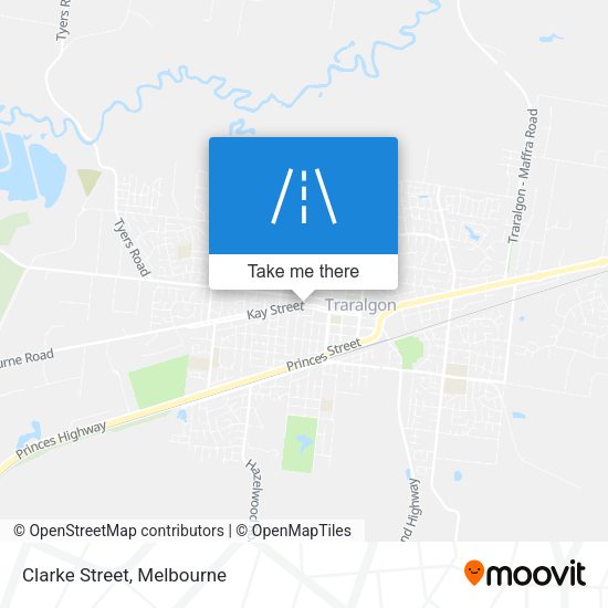 Clarke Street map