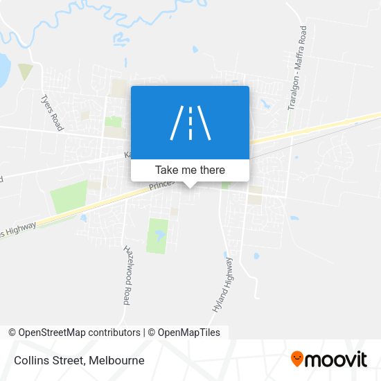 Collins Street map