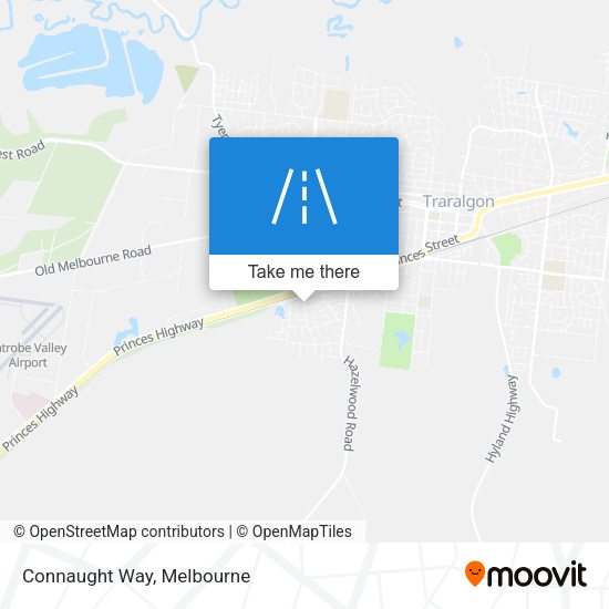 Connaught Way map
