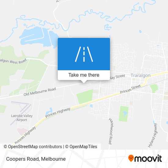 Coopers Road map