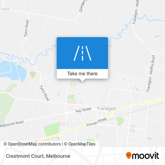 Crestmont Court map