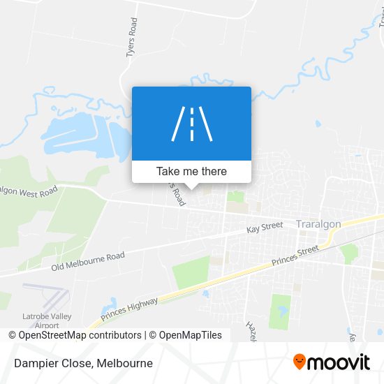 Dampier Close map