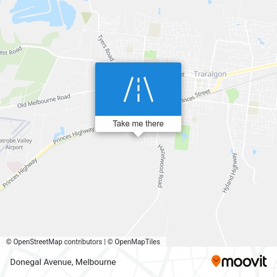 Donegal Avenue map