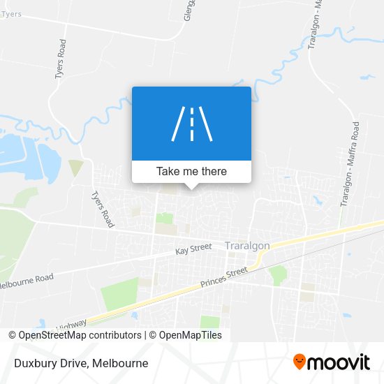 Duxbury Drive map