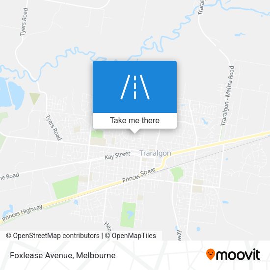 Foxlease Avenue map