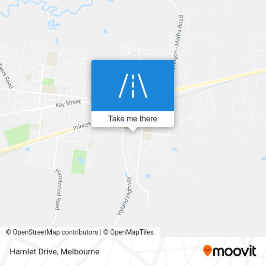 Hamlet Drive map