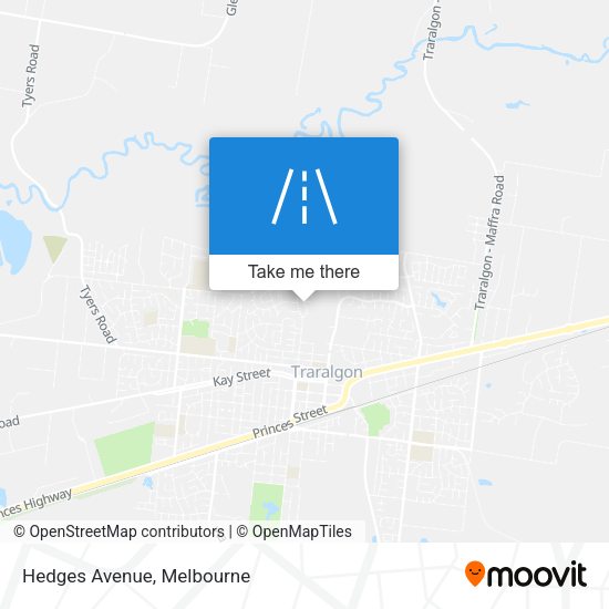 Hedges Avenue map