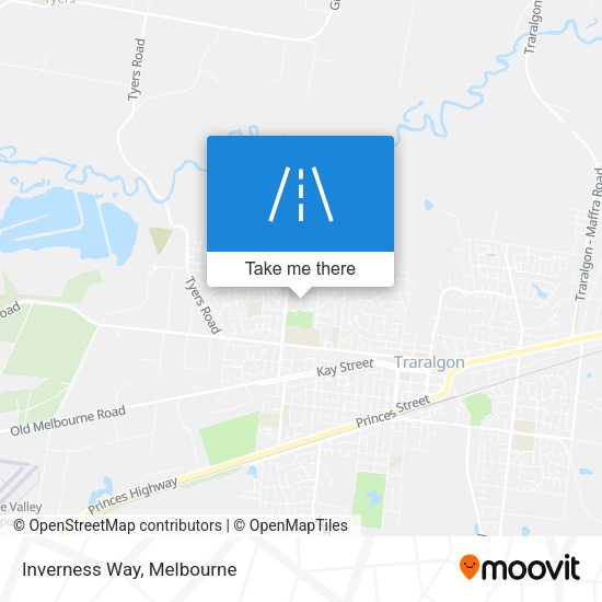Inverness Way map