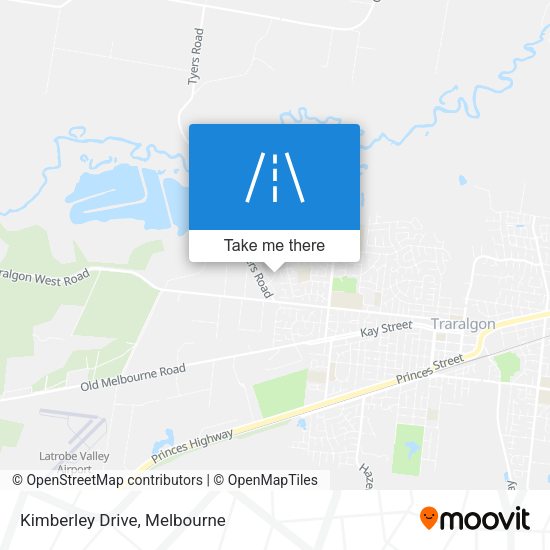 Kimberley Drive map
