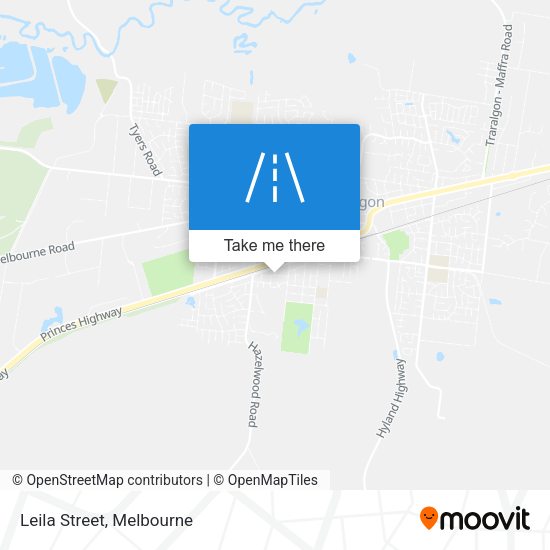 Leila Street map