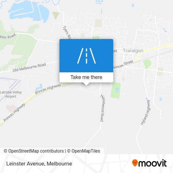 Leinster Avenue map
