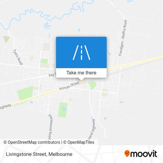 Livingstone Street map