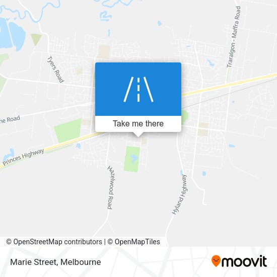 Marie Street map