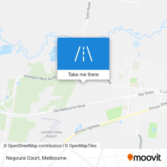 Negoura Court map