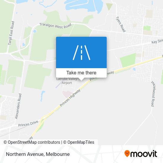 Northern Avenue map