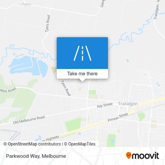 Parkwood Way map