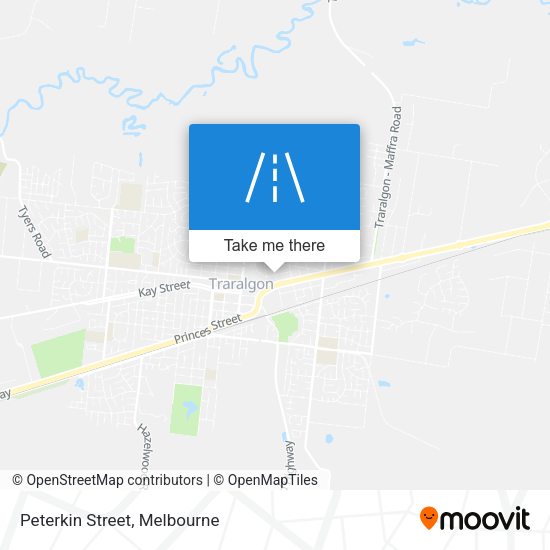 Peterkin Street map