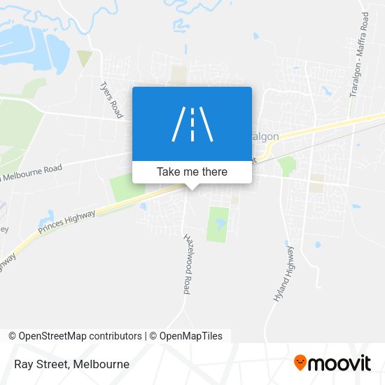Ray Street map