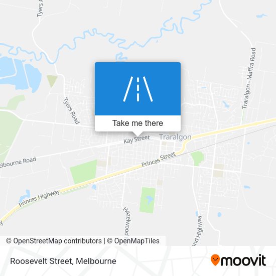 Roosevelt Street map