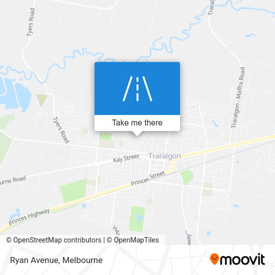 Ryan Avenue map