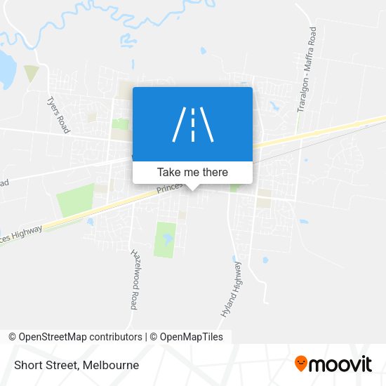 Short Street map