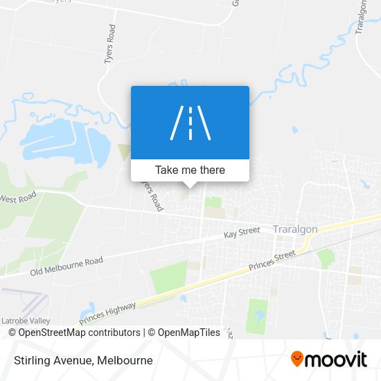 Stirling Avenue map