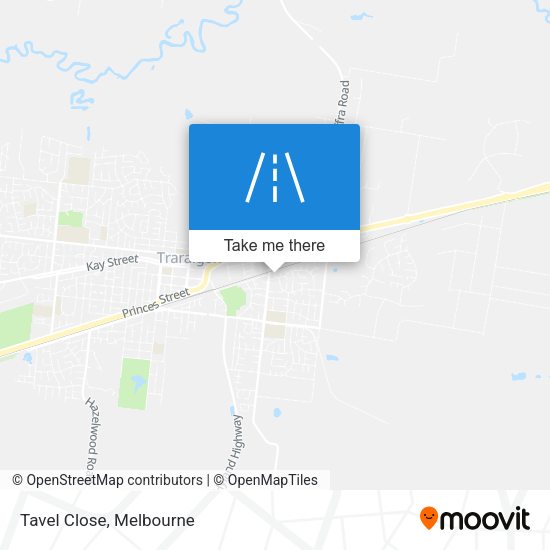 Tavel Close map