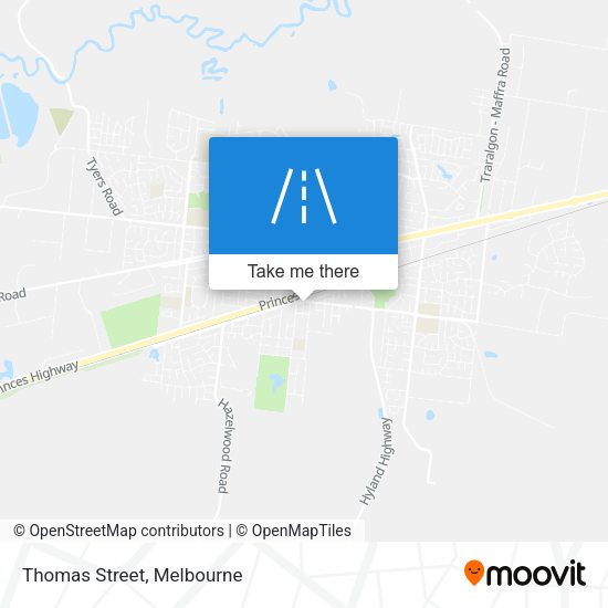 Thomas Street map