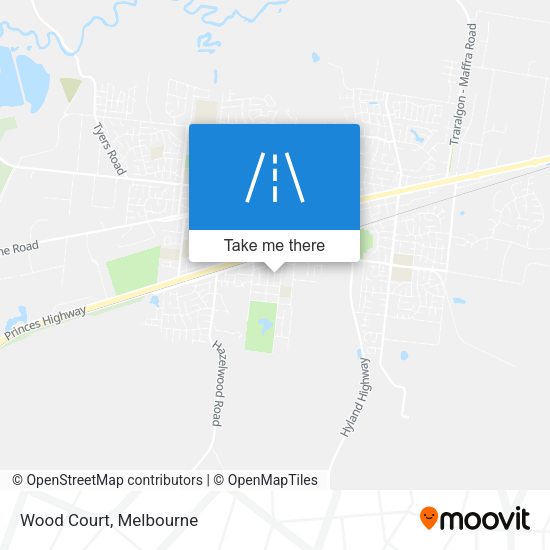 Wood Court map