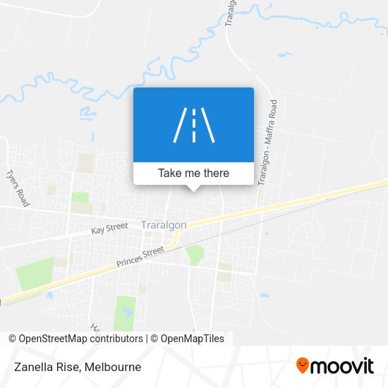 Zanella Rise map