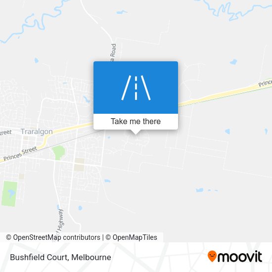 Bushfield Court map