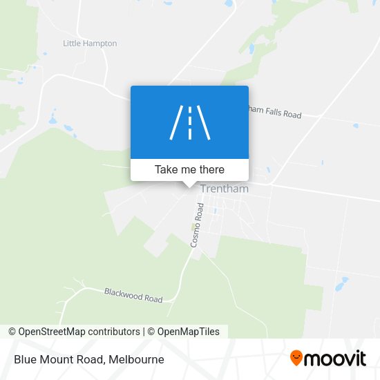 Blue Mount Road map