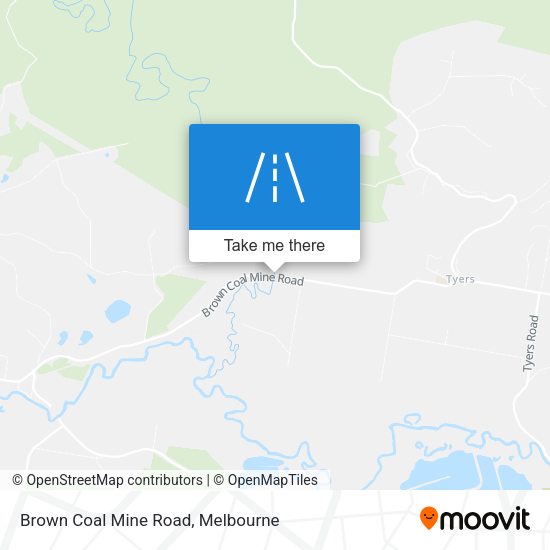 Brown Coal Mine Road map