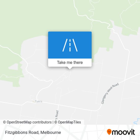 Fitzgibbons Road map