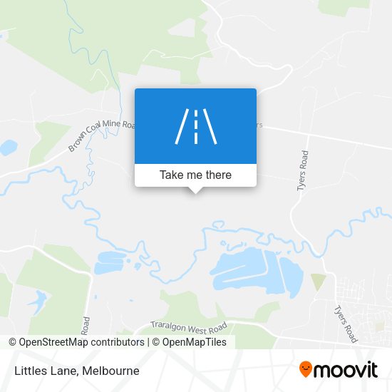 Littles Lane map