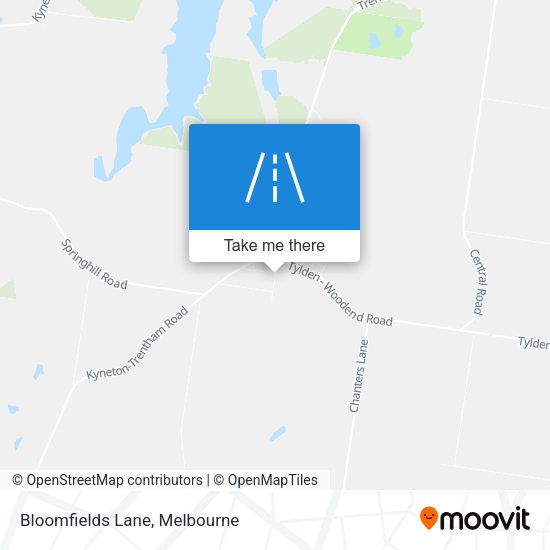 Bloomfields Lane map