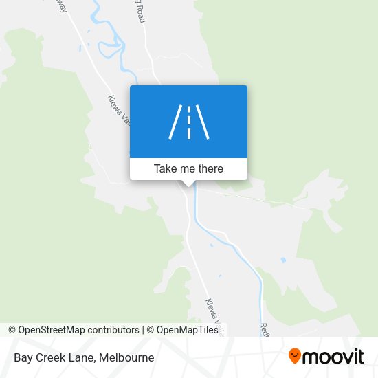 Bay Creek Lane map