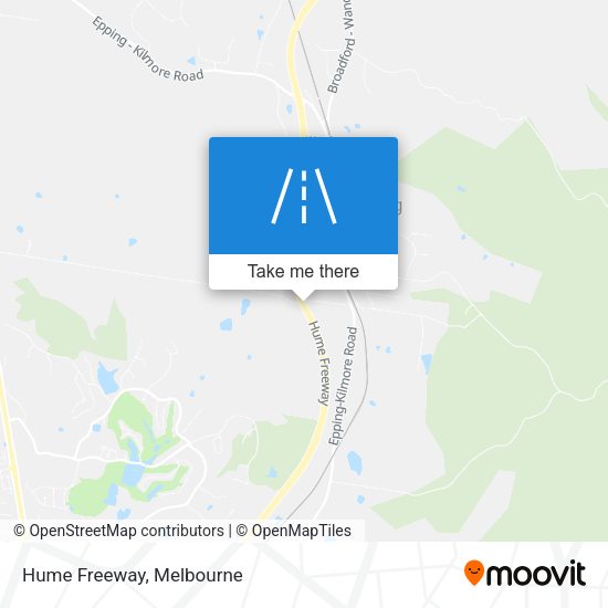 Hume Freeway map