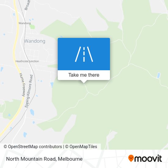 North Mountain Road map