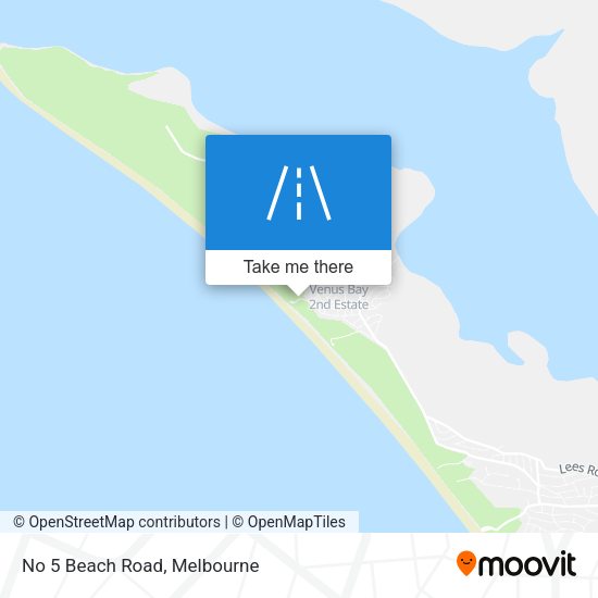 No 5 Beach Road map