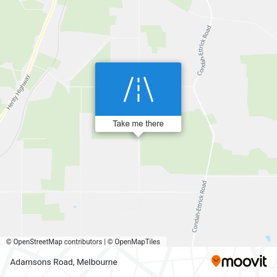 Adamsons Road map