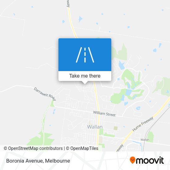 Boronia Avenue map