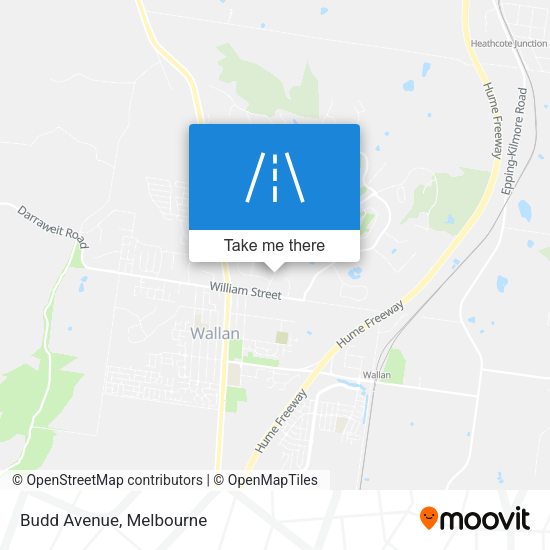 Budd Avenue map