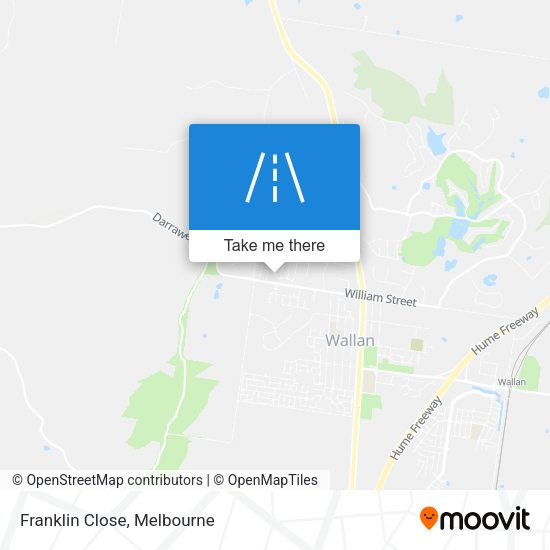 Franklin Close map
