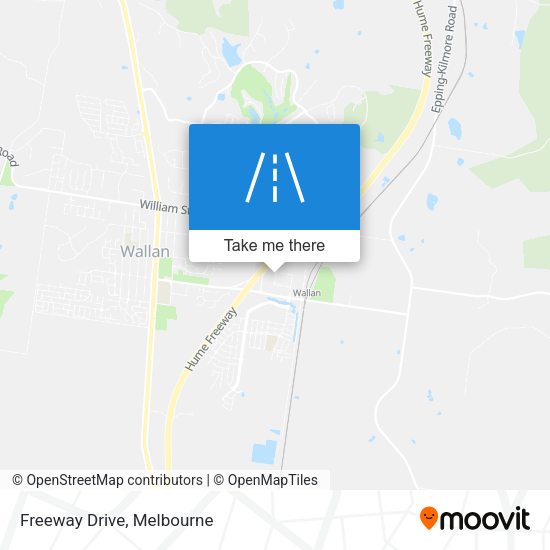 Freeway Drive map