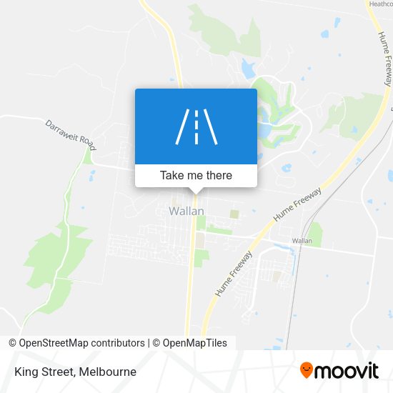 King Street map